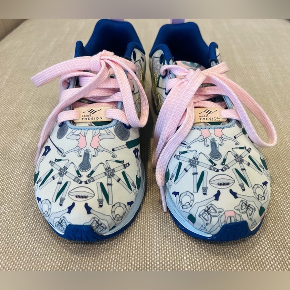 Adidas x Mary Katrantzou ZX Flux Tech Blue - Picture 3 of 14